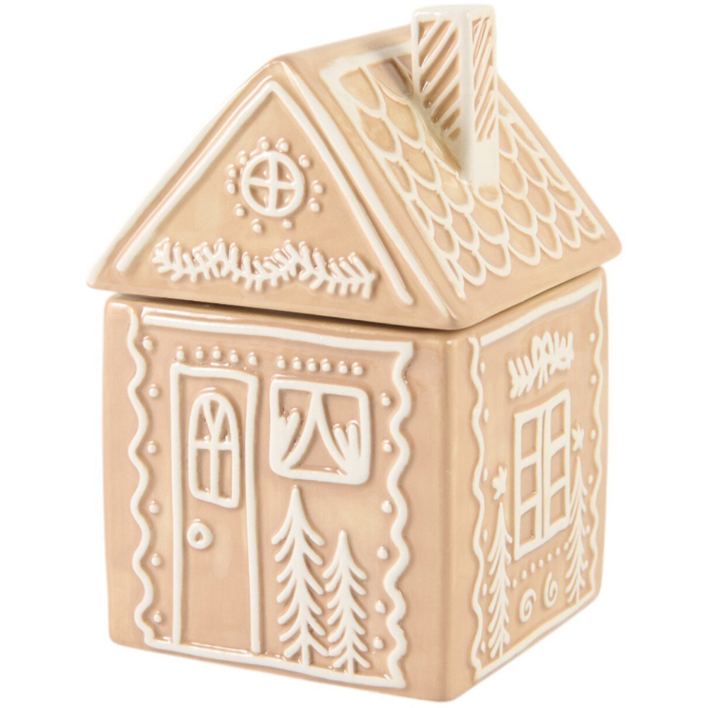 Gingerbread House Ceramic Candle Image 2