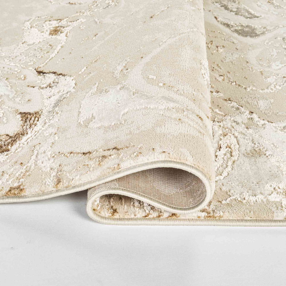 Desire Rugs Solarius Beige Living Room Abstract Area Rug 120 x 170cm Image 3