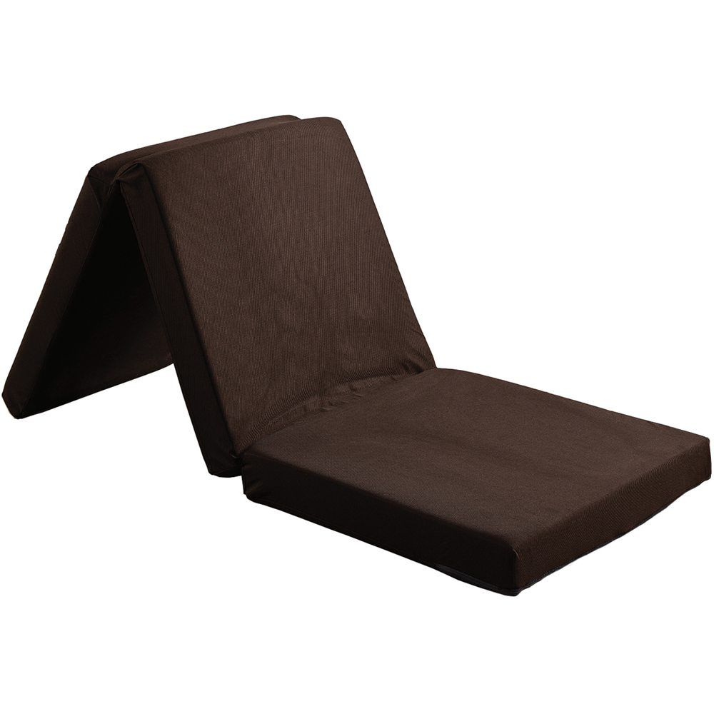 Visco Therapy Single Brown Folding Futon Z Bed Mattress Image 2