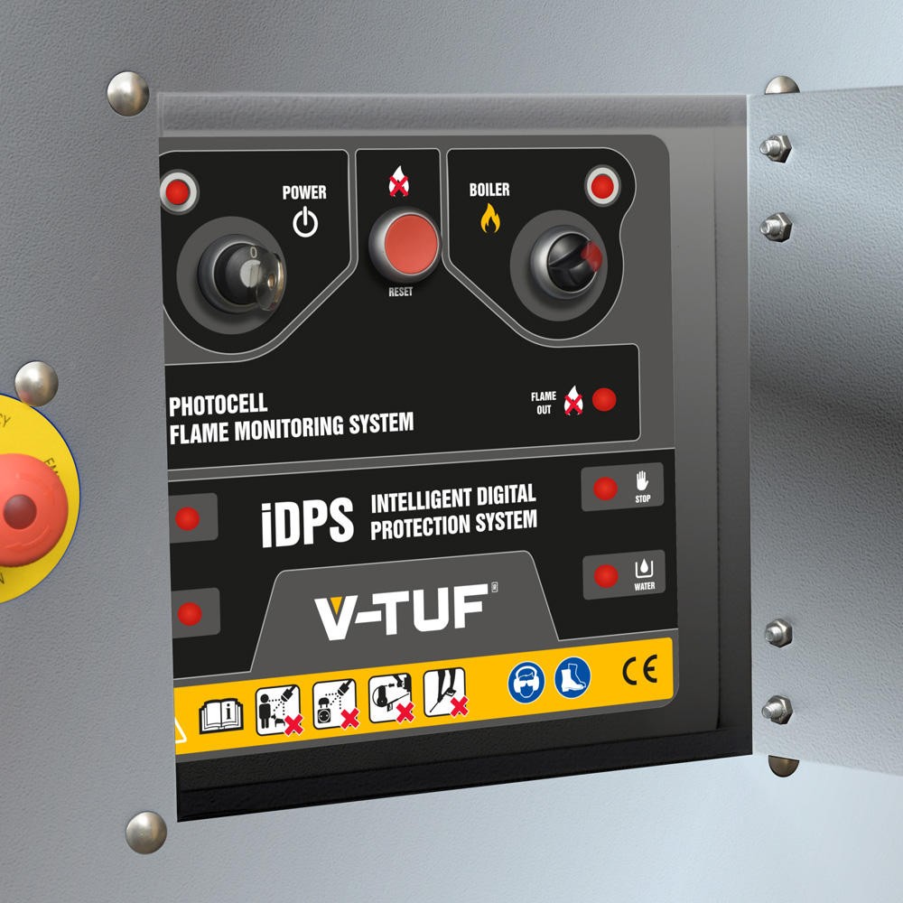 V-TUF RAPID SXL BE-415V Static Hot Pressure Washer 200Bar with Black Edition Cabinet Image 3