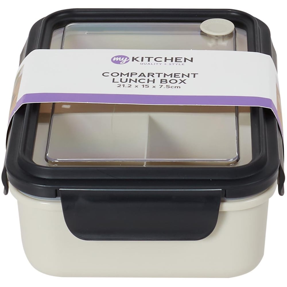 Compartment Lunch Box - White Image 1