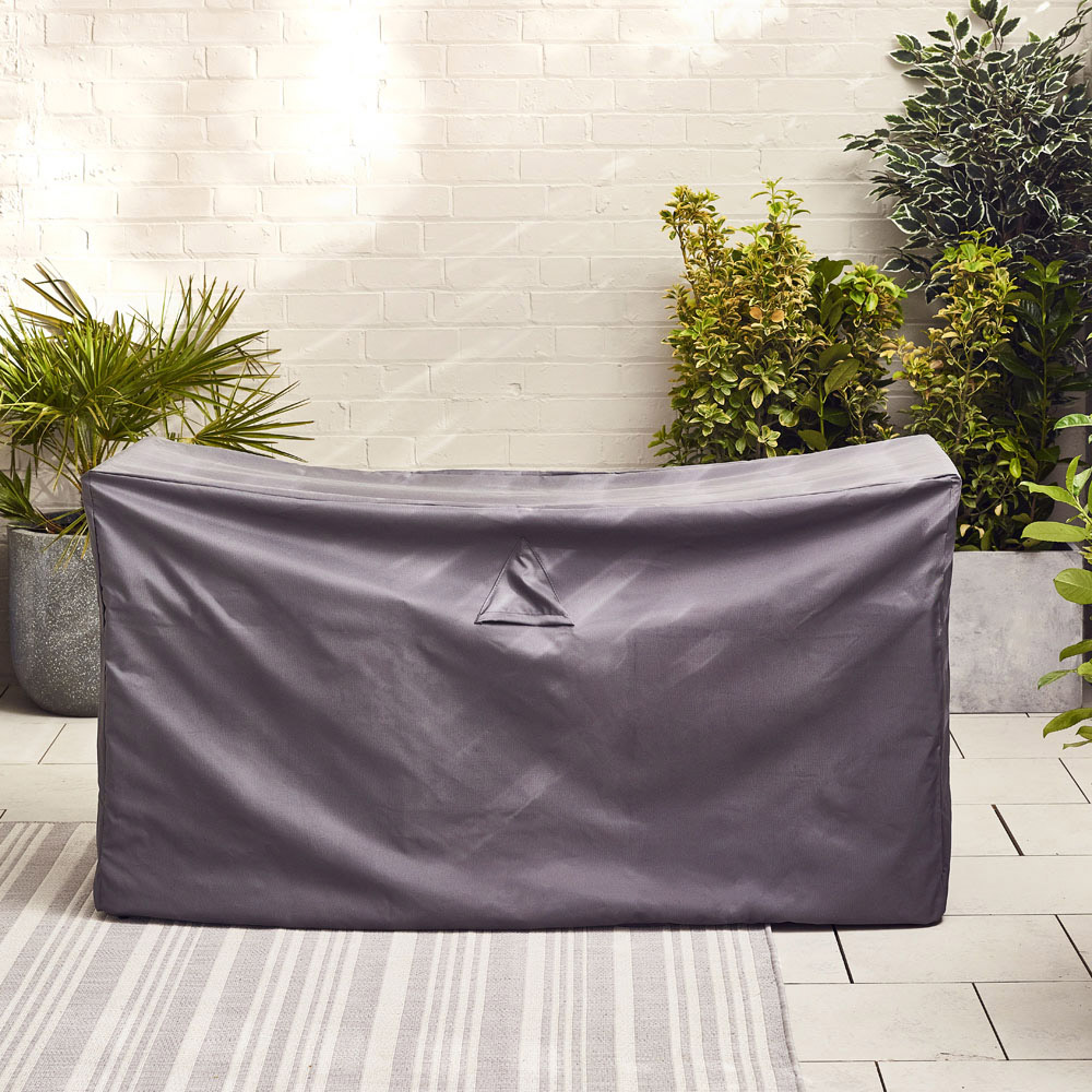 Furniturebox Seville 2 Seater Bistro Set Grey Image 2