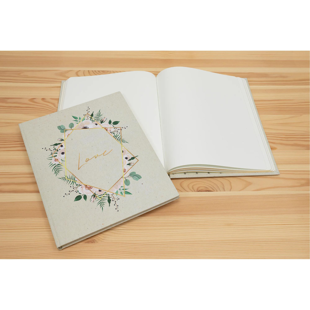 Exacompta Champetre Multicolour Floral Design Guest Book with Gold Edges 100 Pages Image 2