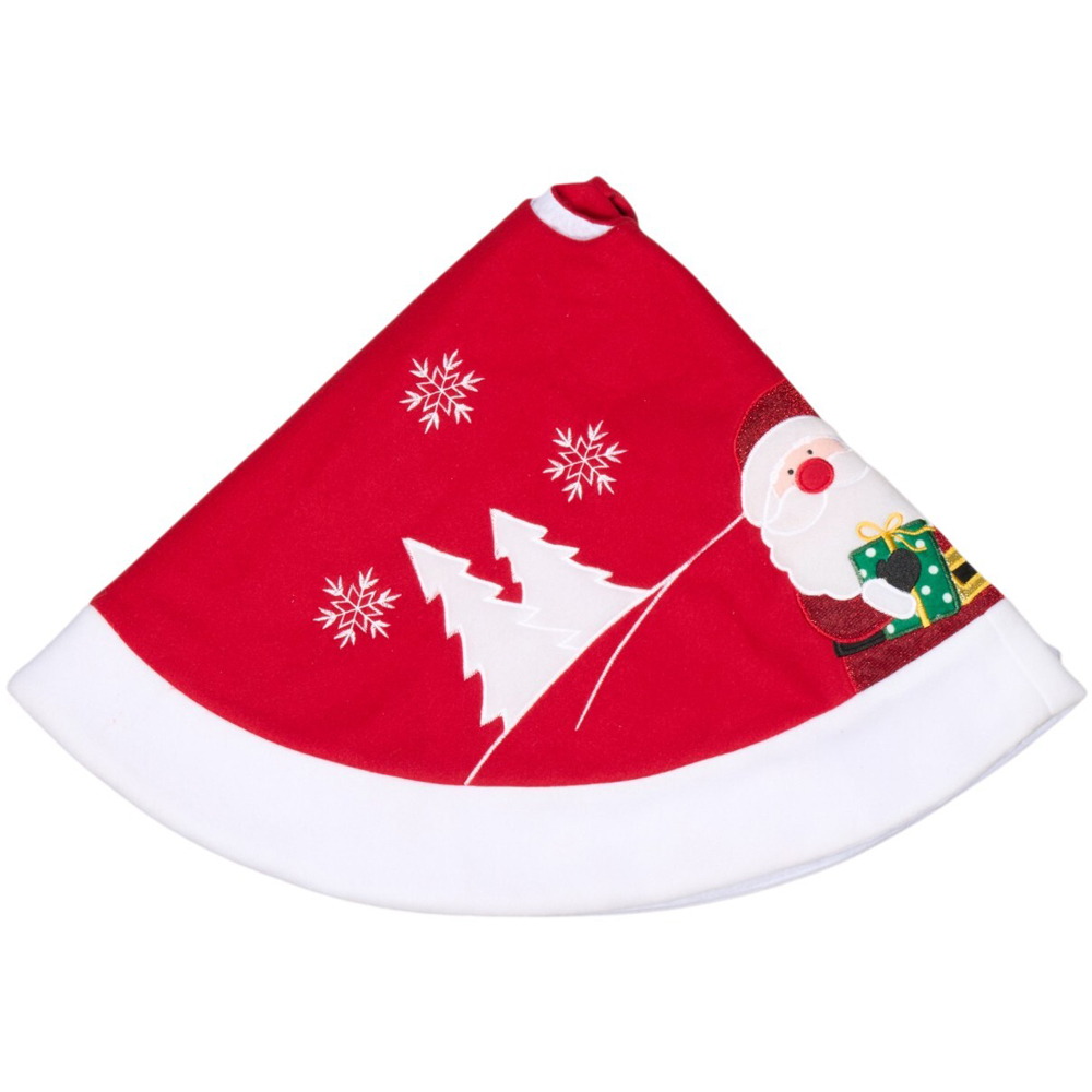 Waving Santa Tree Skirt Image 5