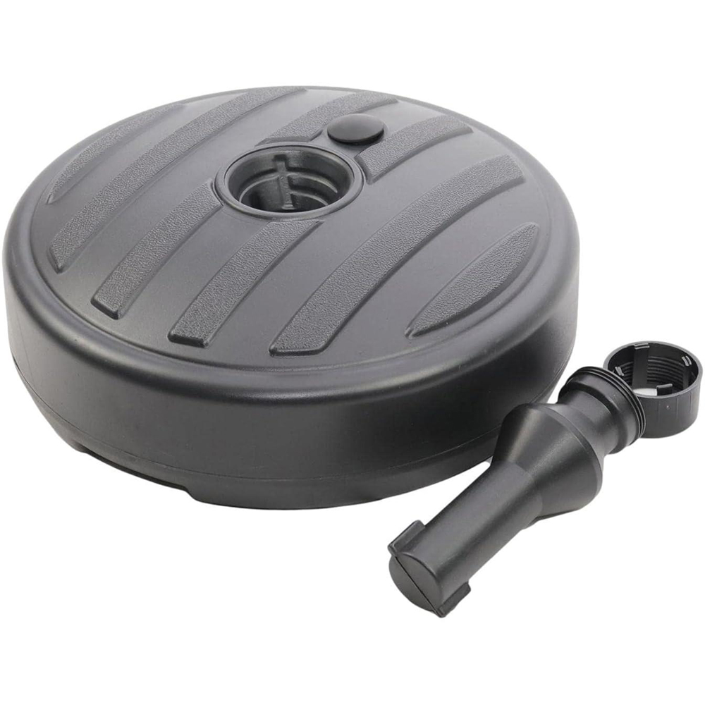 Shatchi Black Heavy Duty Water Sand Fillable Parasol Base Stand 13L Image 4