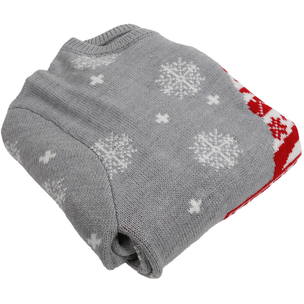 Ladies Gonk Snowflake Jumper - Grey / 10-12 Image 2