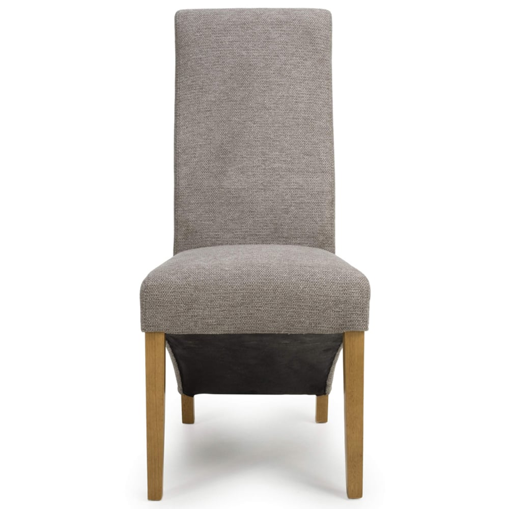Shankar Baxter Set of 2 Mocha Weave Dining Chair Image 5
