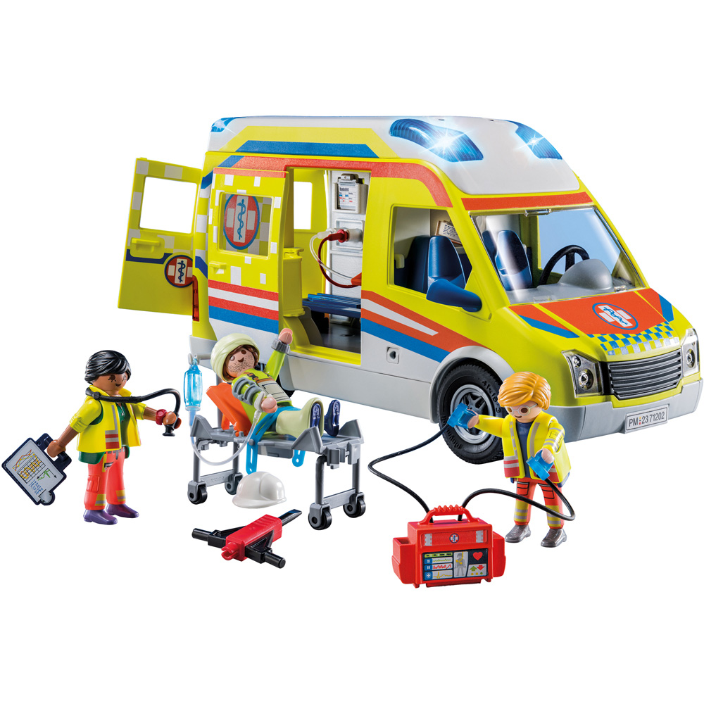 Playmobil City Life Ambulance with Lights and Sound Playset 67 Piece Image 3