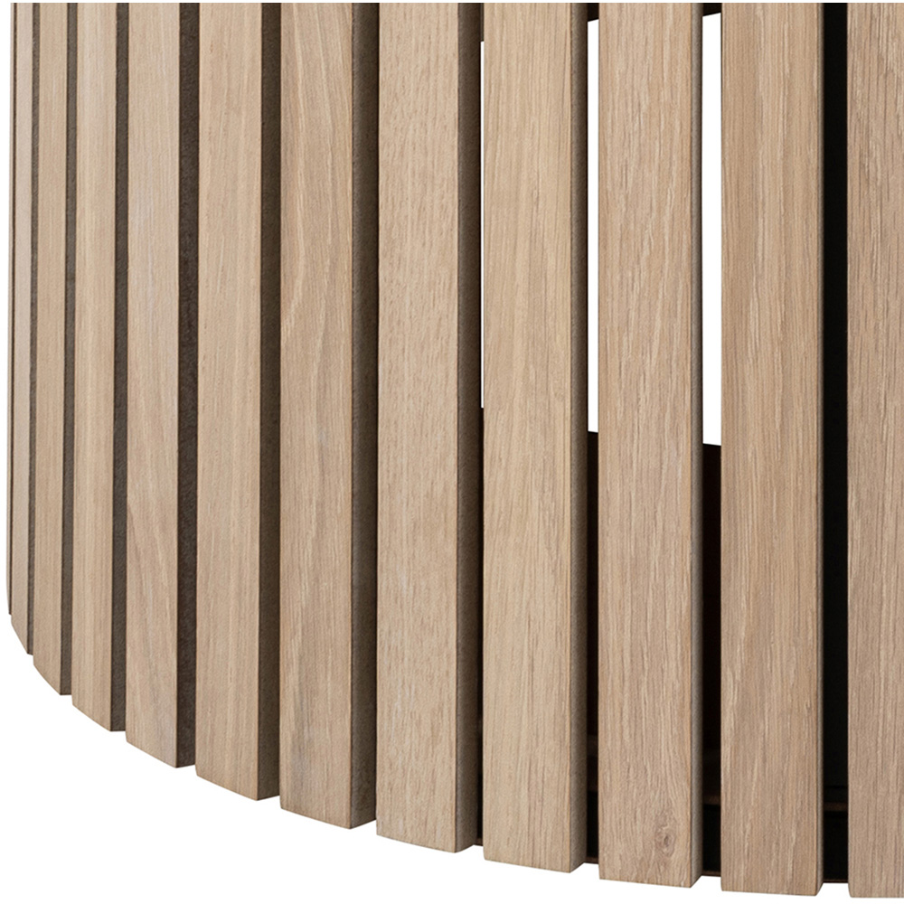 Florence Linley White Oak Round Dining Table Image 5