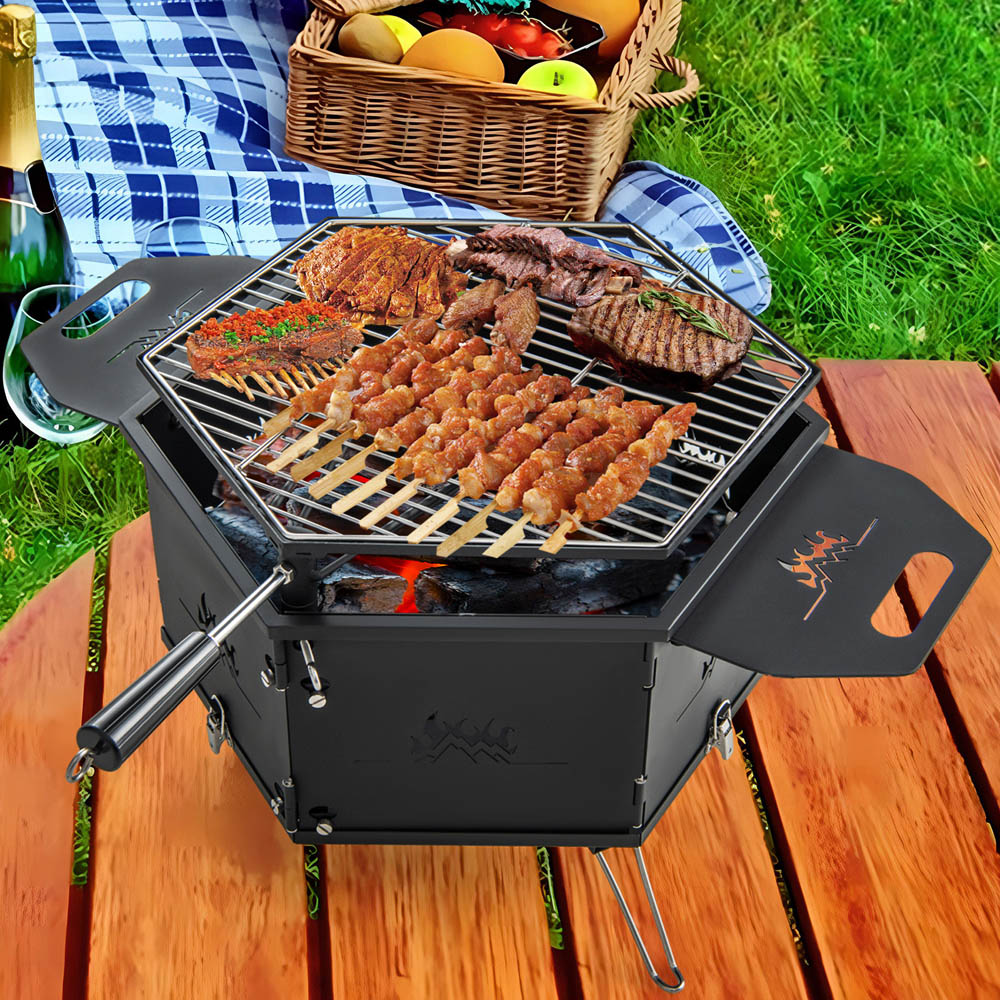Costway Portable Charcoal Grill Stove Image 2
