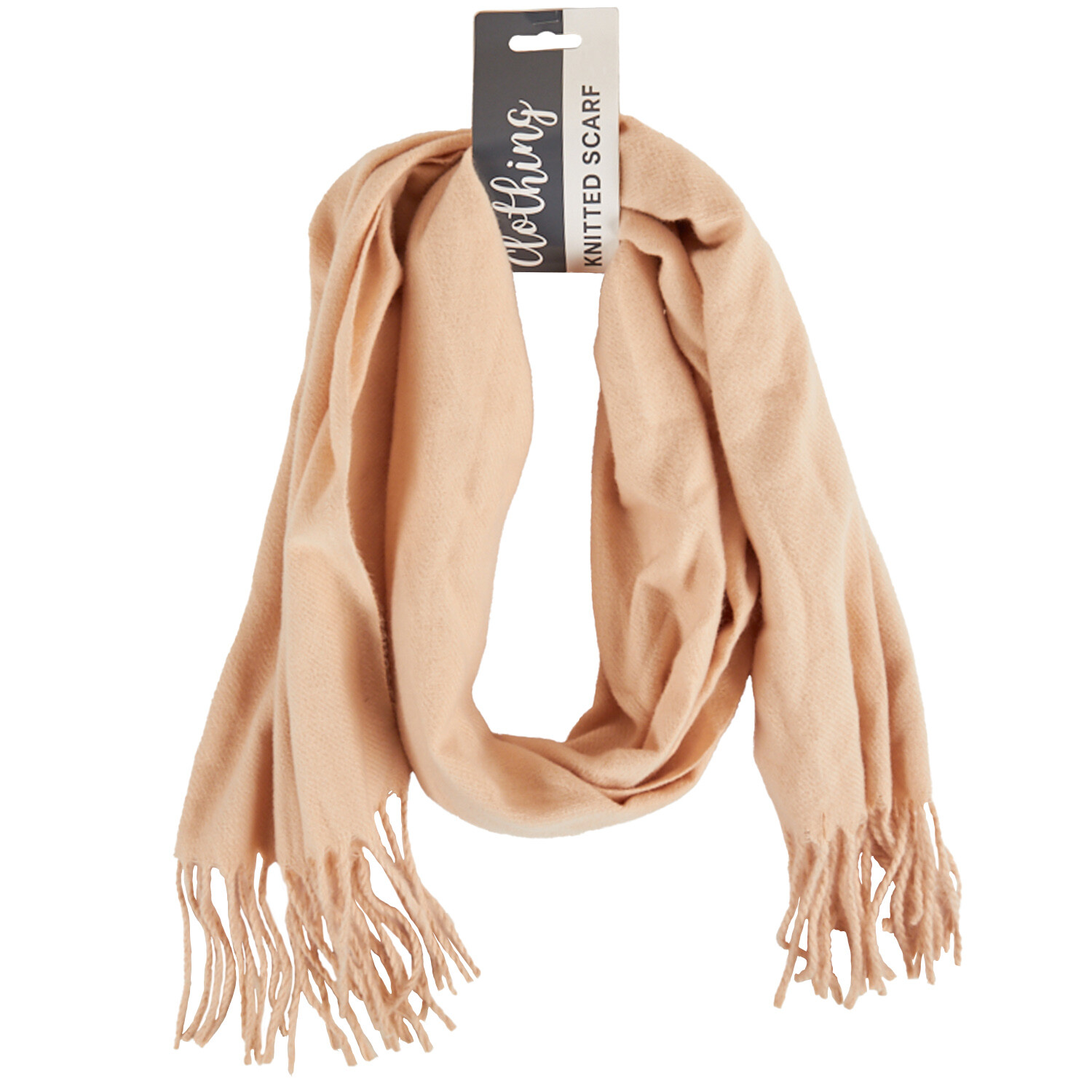 Knitted Scarf - Black or Pink Image 4