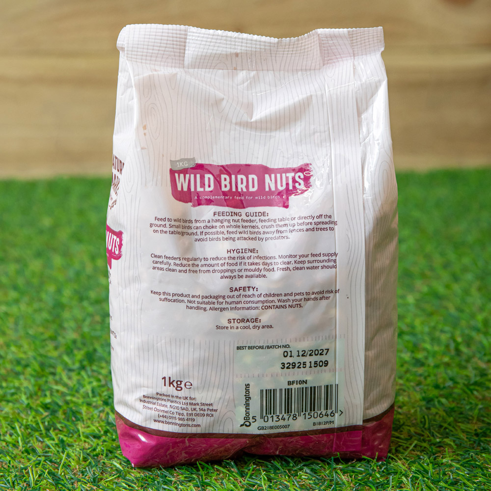 Samuel Alexander Wild Bird Whole Nuts Feed Bag 1kg Image 7