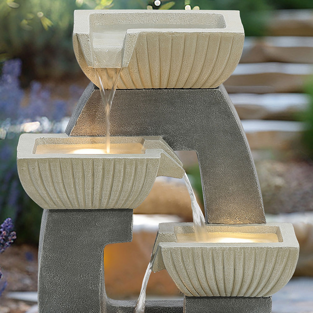 Charles Bentley Elbe Mains Powered Cascading Water Feature Image 8