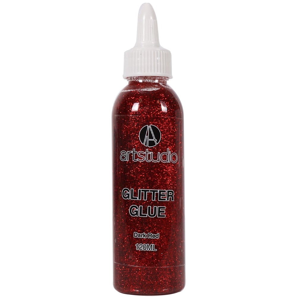 Art Studio Glitter Glue - Dark Red Image