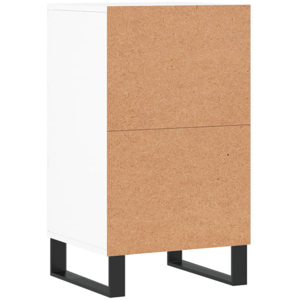 vidaXL 3 Drawer White Sideboard Image 7