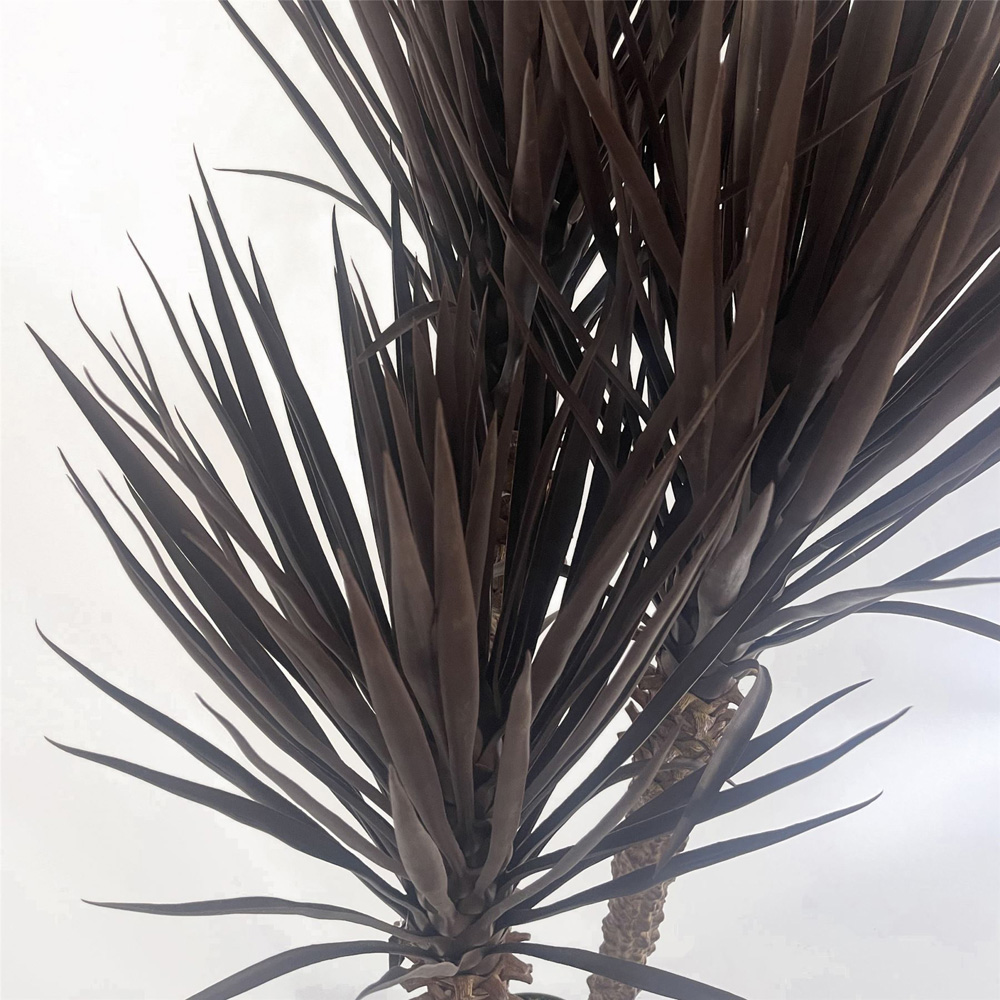 Botanik Dark Red and Brown Yukka Artificial Tree Plant 5ft Image 3