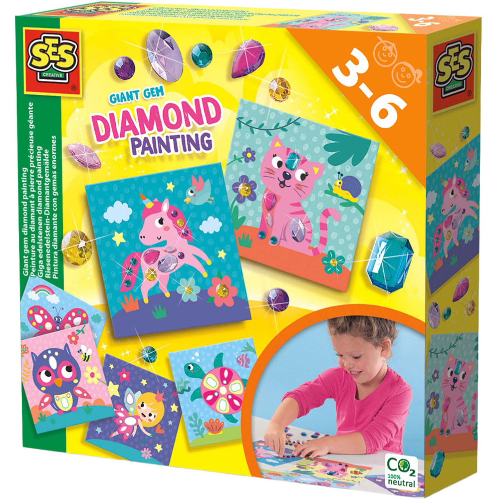 SES Creative Giant Gems Diamond Painting Set Image 1