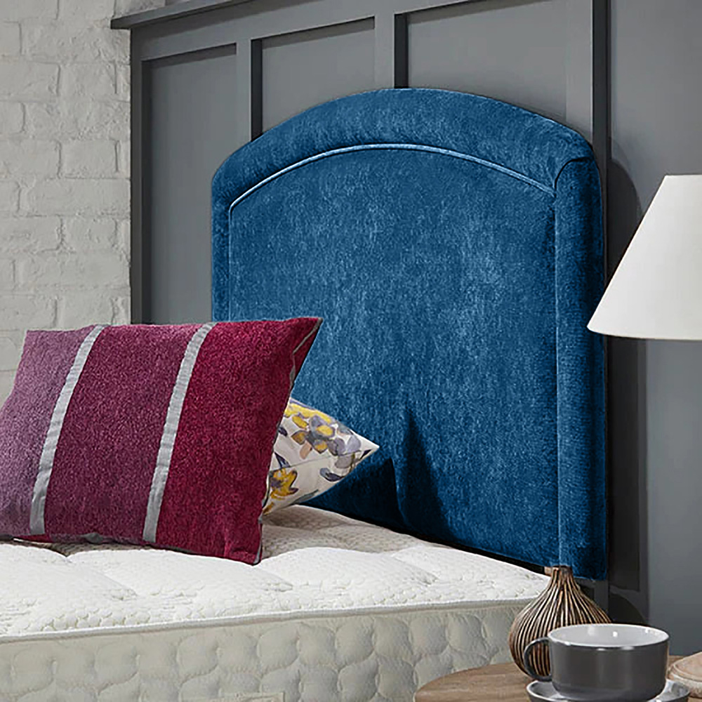 Eleganza Home Melanie Super King Size Blue Naples Strutted Headboard Image 2