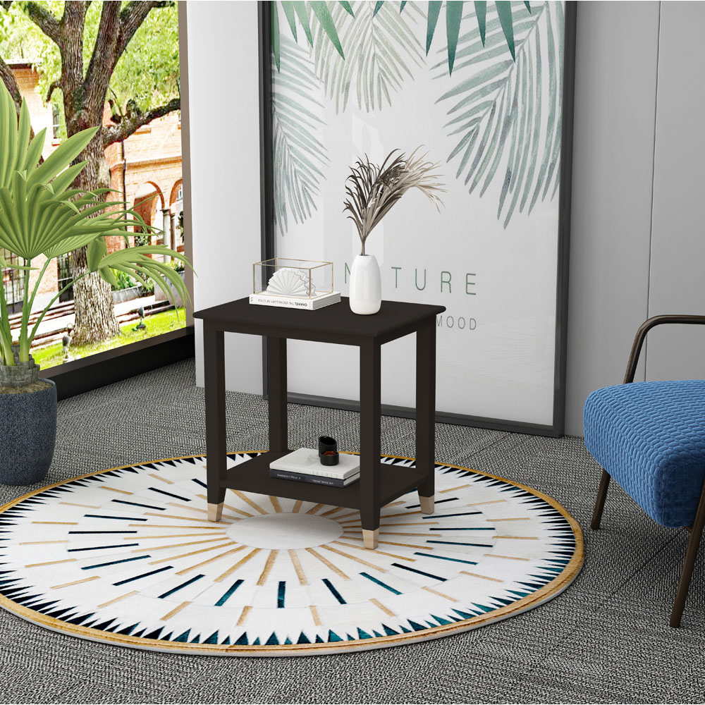 Palazzi Black Side Table Image 7