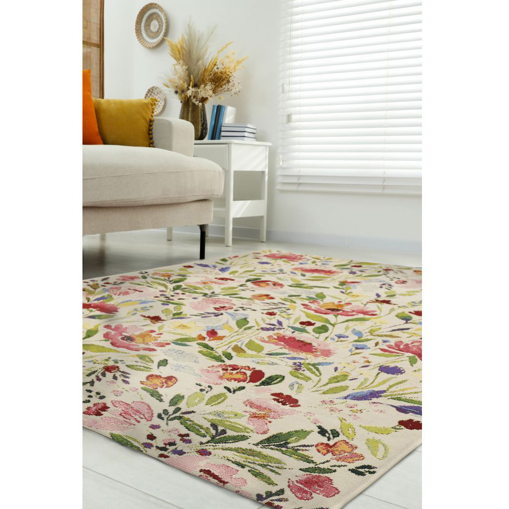Homemaker Tropico Multicolour Floral Rug 160 x 230cm Image 5