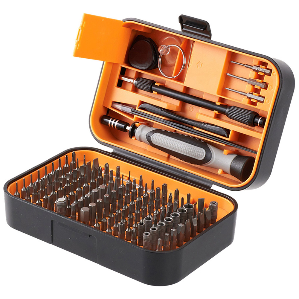 Living and Home Precision Magnetic 130 Piece Screwdriver Set Image 1