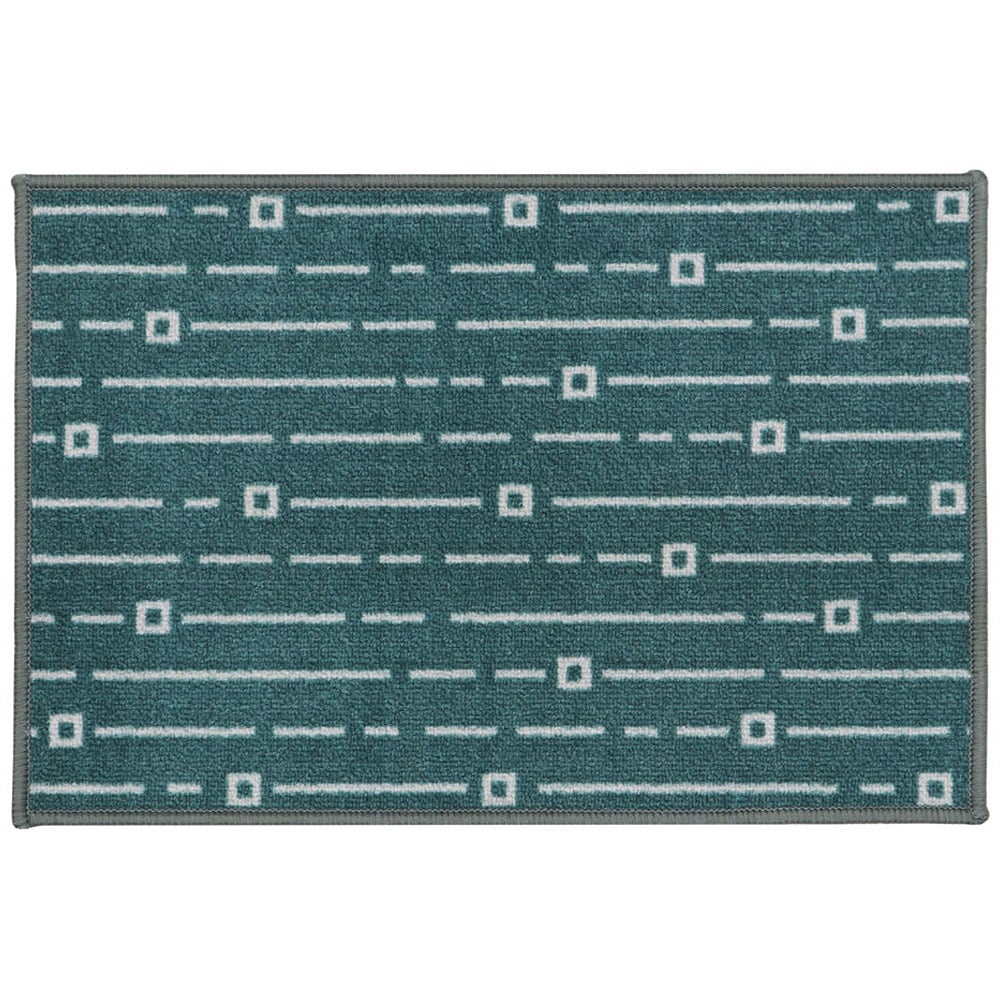 JVL Savio Teal Mat 40 x 60cm  Image 1