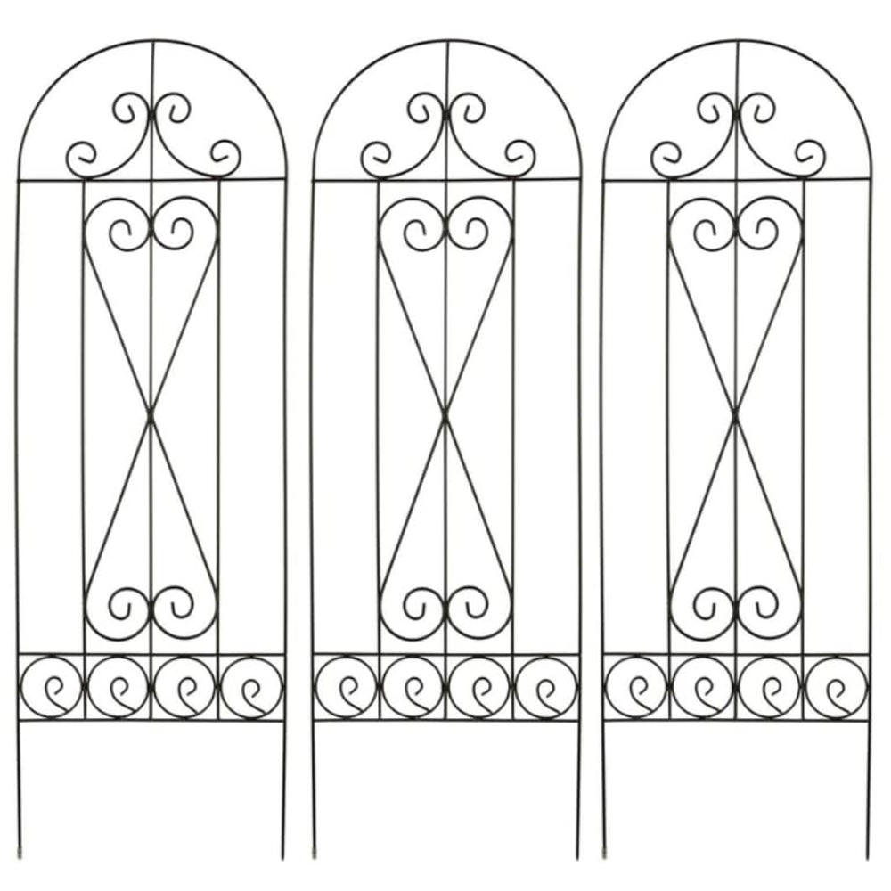 Thompson & Morgan X Roll Metal Plant Support 1.2m 3 Pack Image 1