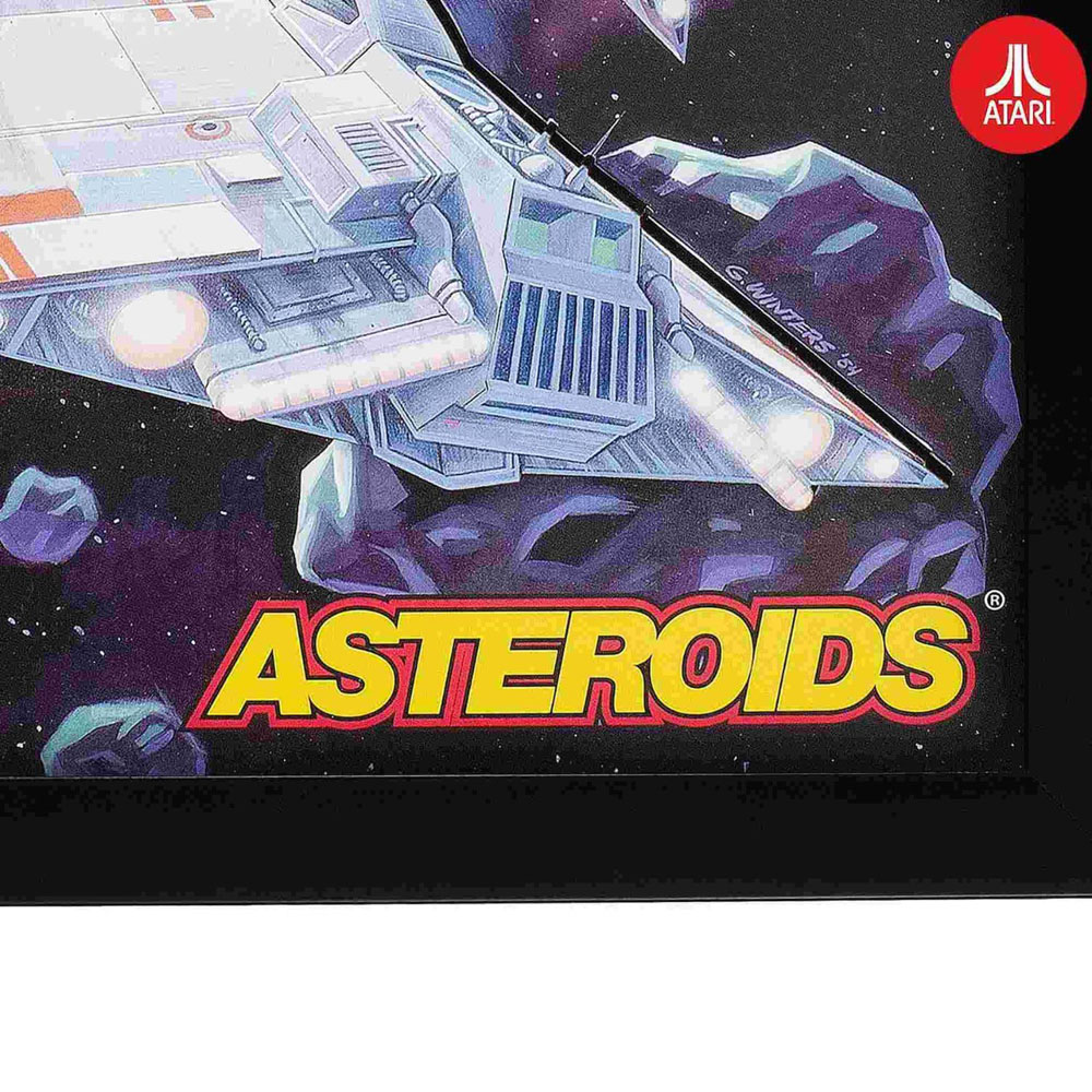 Thumbs Up Atari Asteroid 3D Wall Art 33.8 x 25cm Image 3