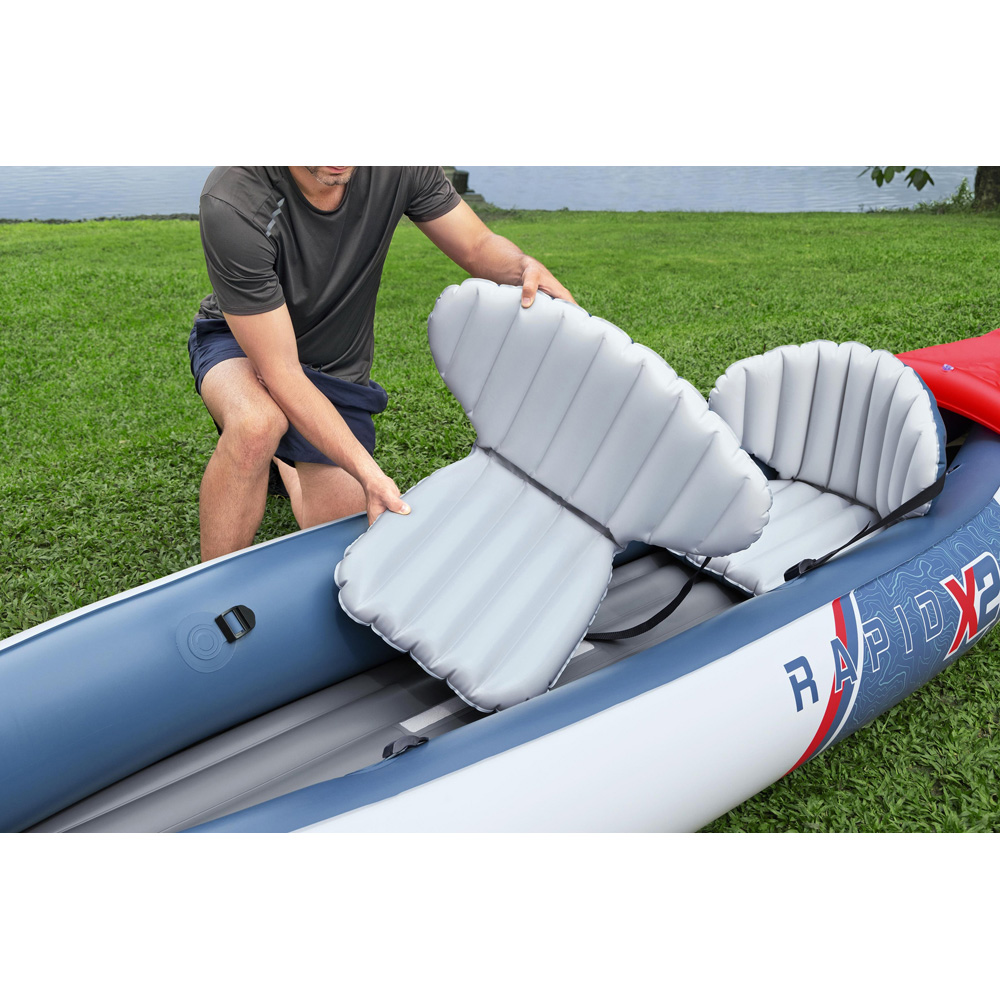 Bestway Hydro Force Rapid X2 2 Person Inflatable Kayak Set Image 7