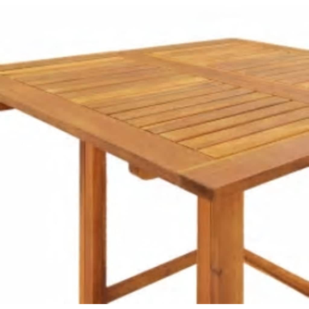 vidaXL 2 Seater Brown Solid Wood Acacia Bistro Table Image 6