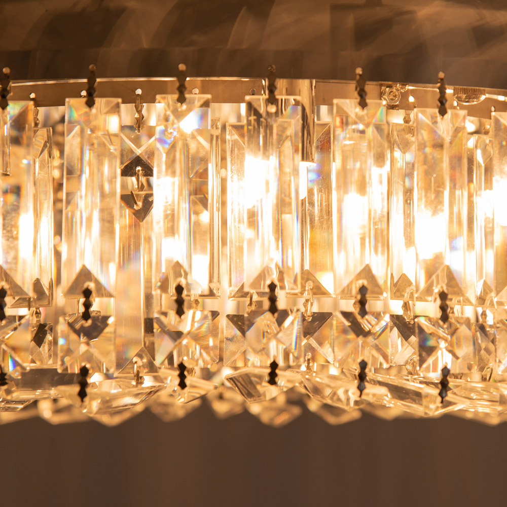 Portland Silver Crystal Decoration Chandelier Image 3