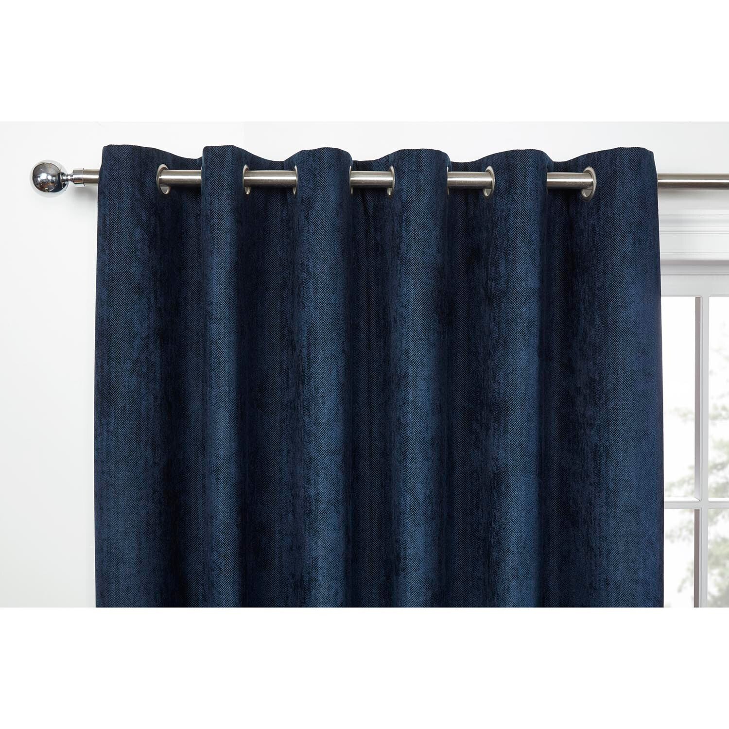 Divante Alden Navy Thermal Curtains 229cm Image 2