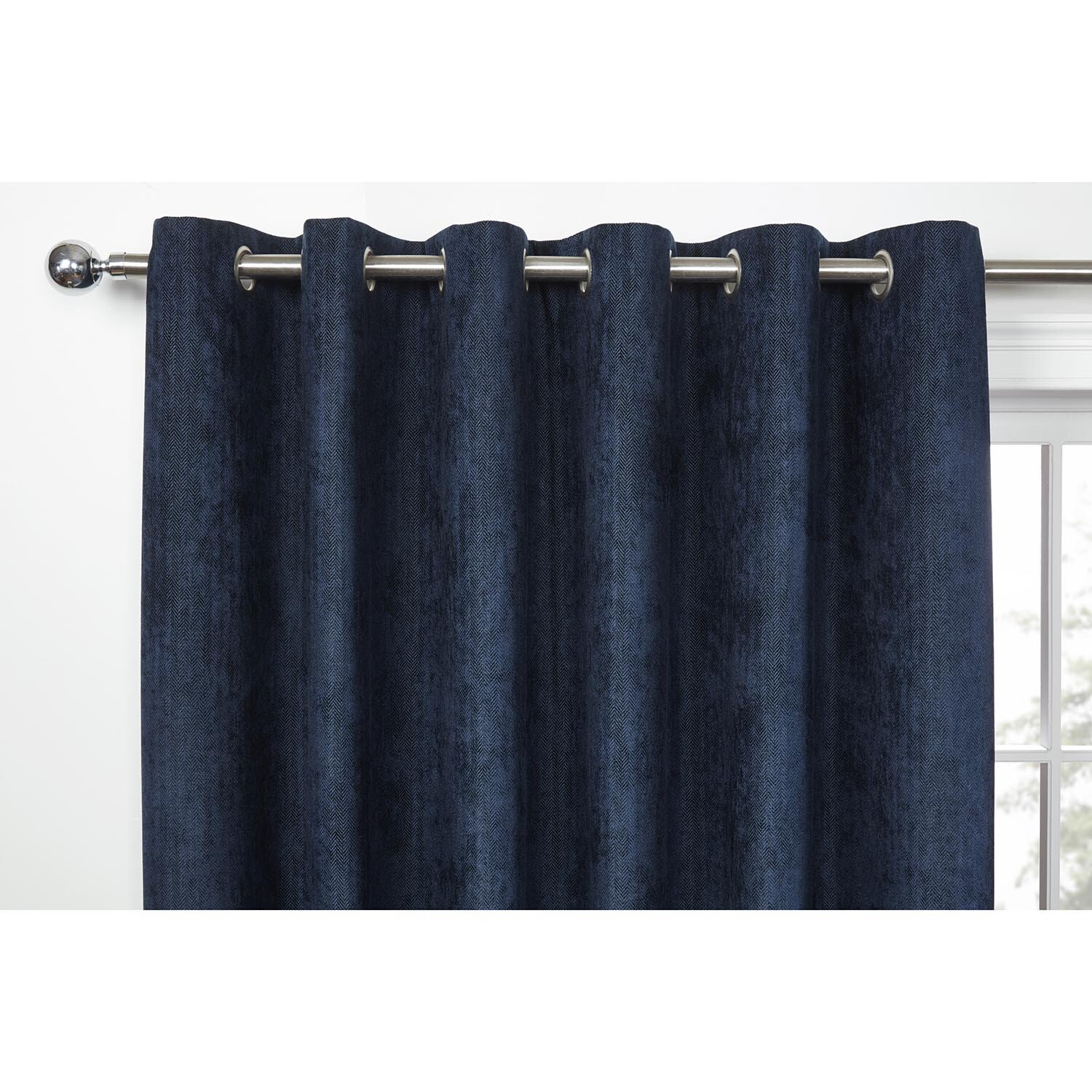 Divante Alden Navy Thermal Curtains 168cm Image 2
