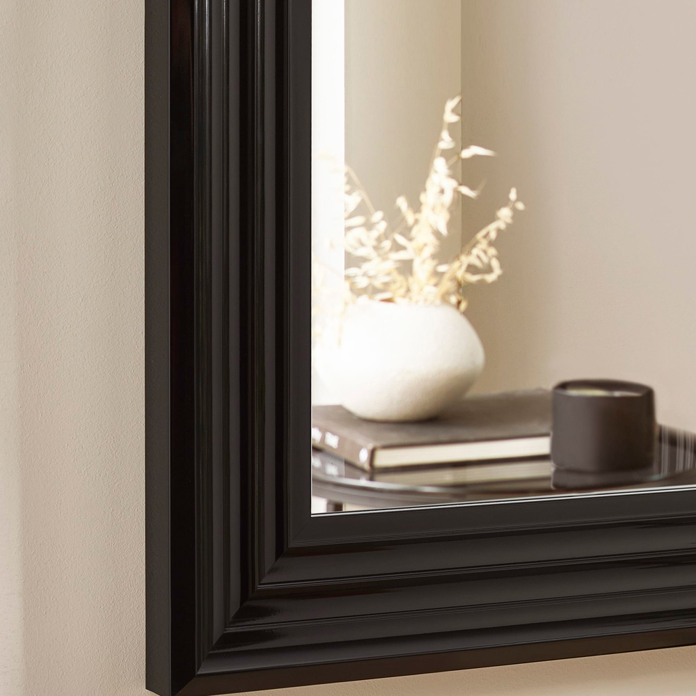 Julian Bowen Tokyo Gloss Black Rectangular Dressing Mirror 85 x 65cm Image 4