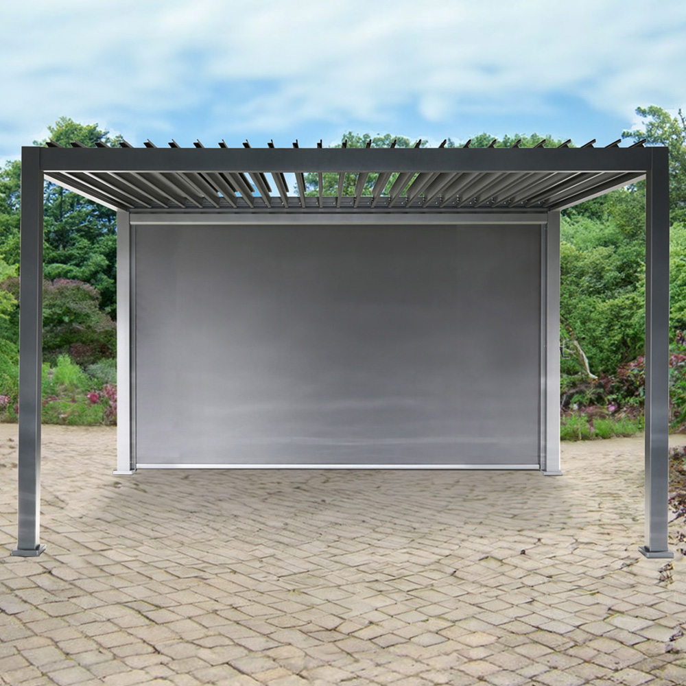 Ibiza Aluminium Manual Zipper Pergola 4m Image 1