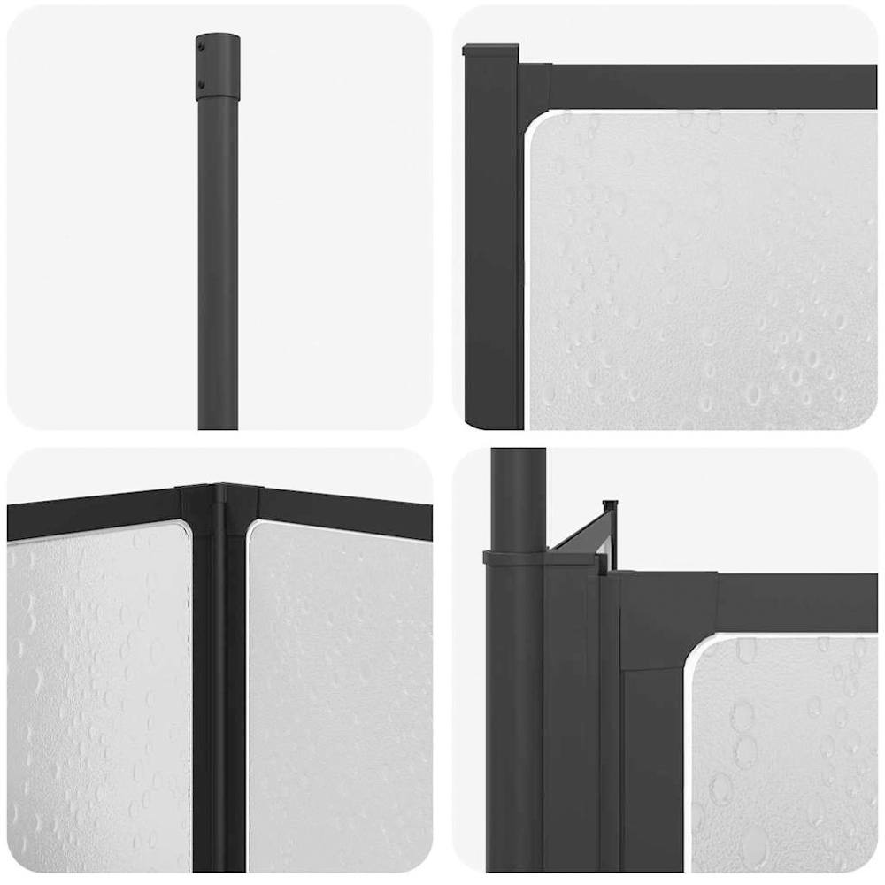 vidaXL White Shower Enclosure 120 x 70 x 137cm Image 7