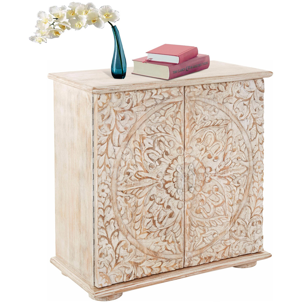 Loft24 Salim 2 Door Brown Sideboard Image 4