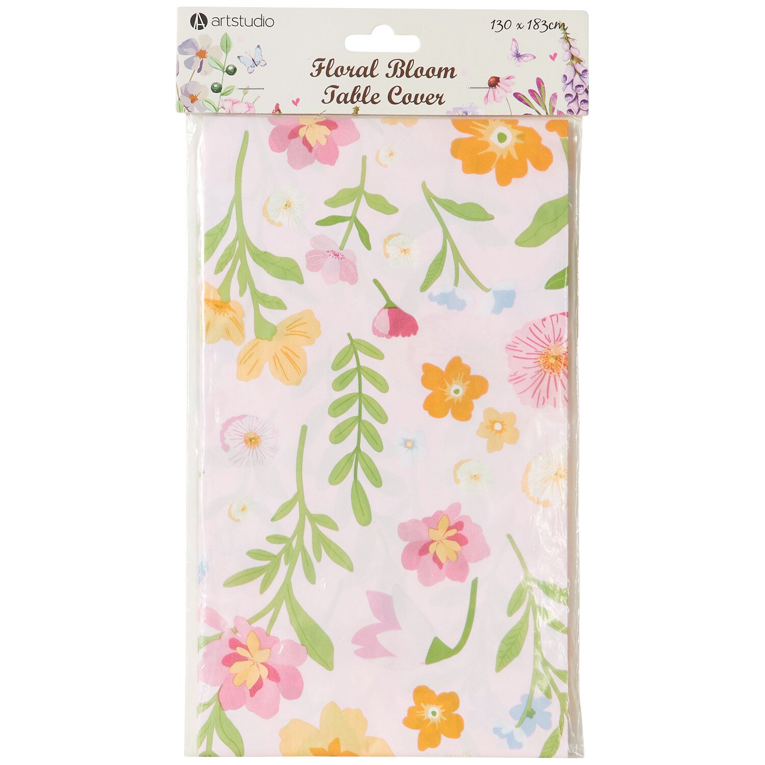 Floral Bloom Table Cover - Multicolour Image 1