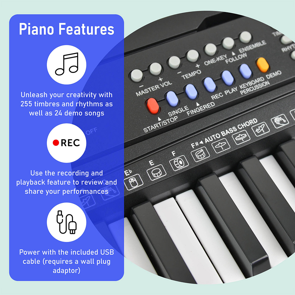 Axus AXP15 Beginner Keyboard Piano Image 5
