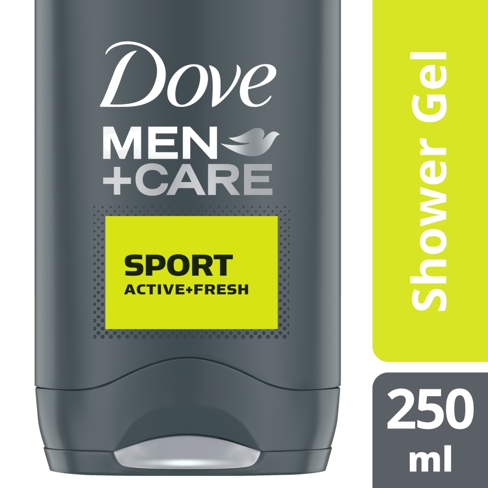 Dove Men +Care Sport Active and Fresh Shower Gel 250ml Image