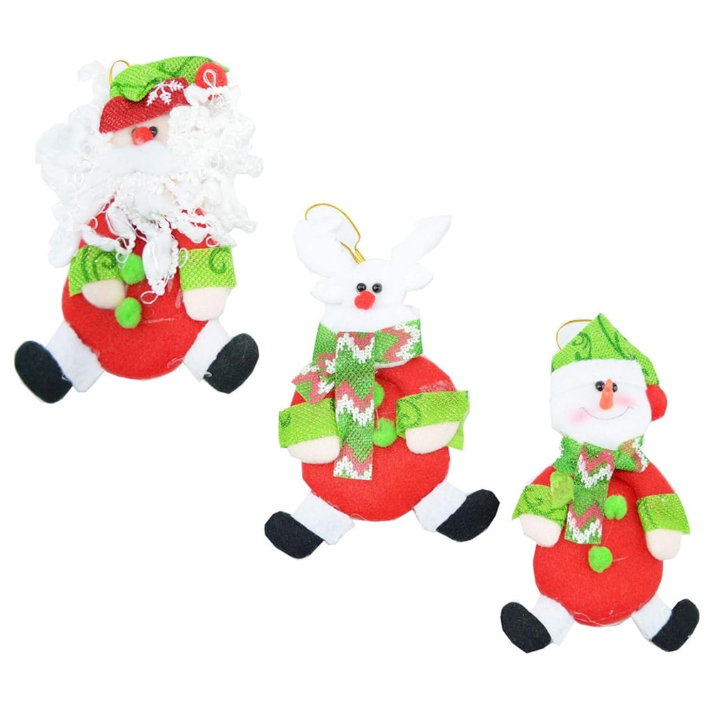 Shatchi Teddy Handmade Novelty Ornament 3 Pack Image 2