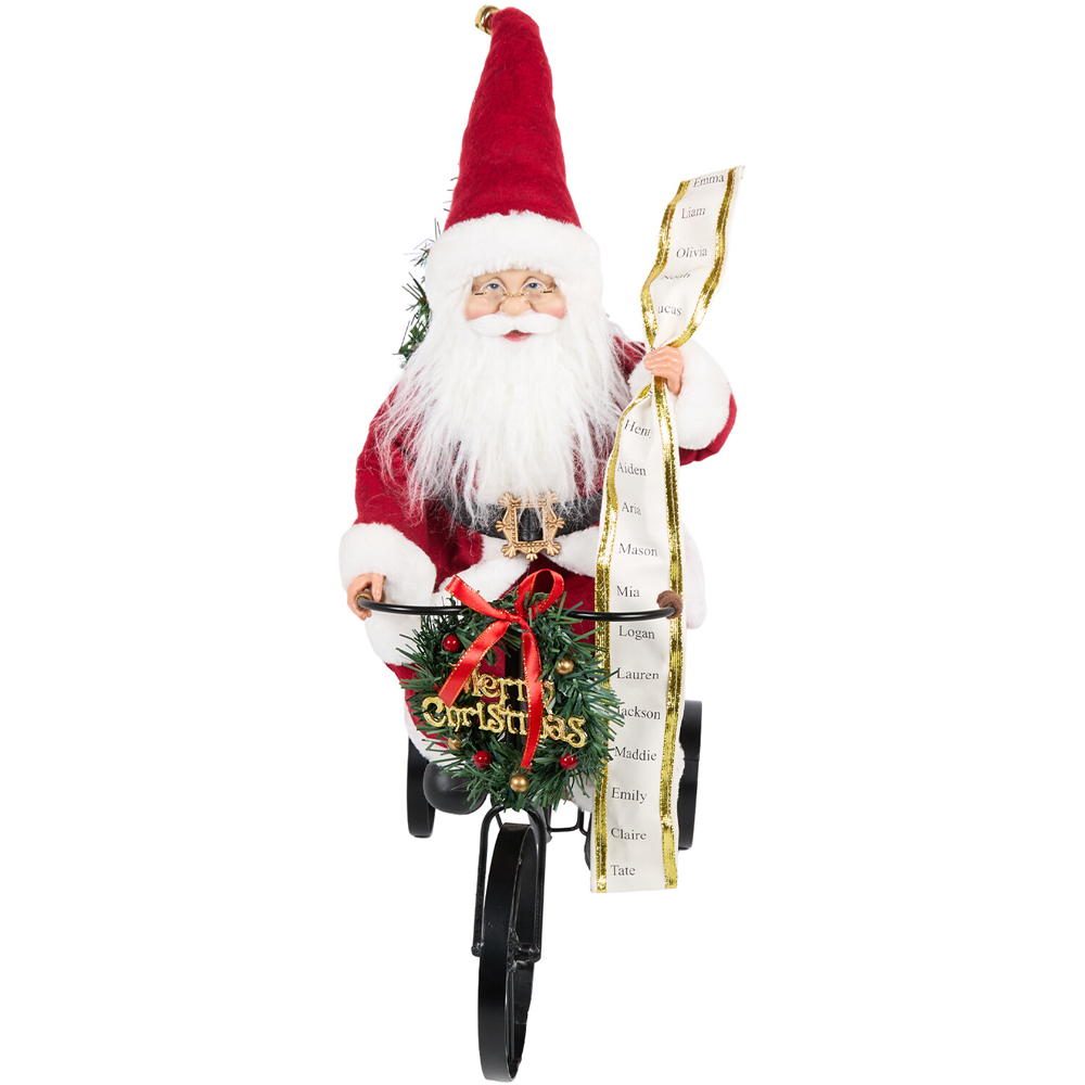 Santa on Tricycle Decoration Image 2