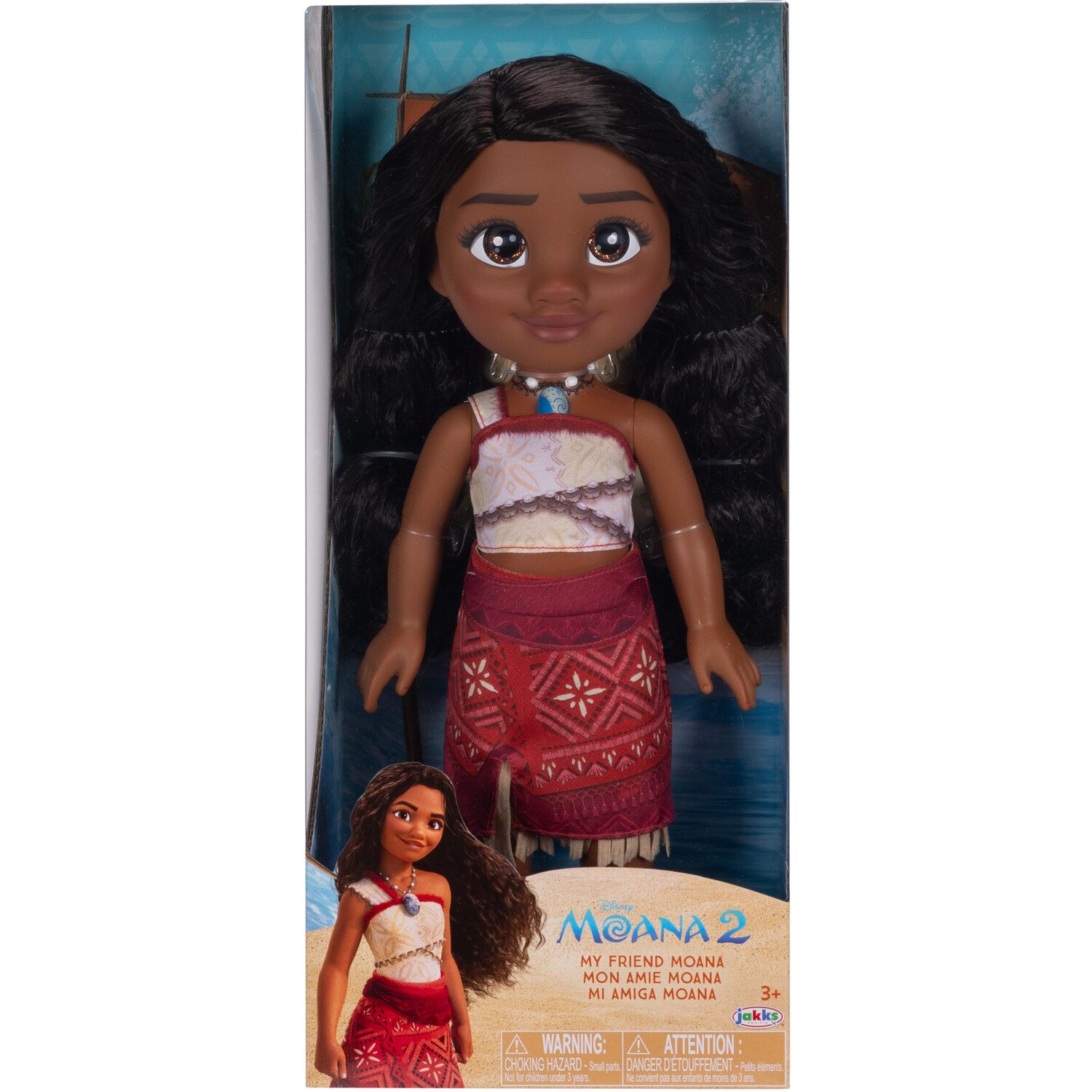 Moana 2 Large Doll - Multicolour Image 2
