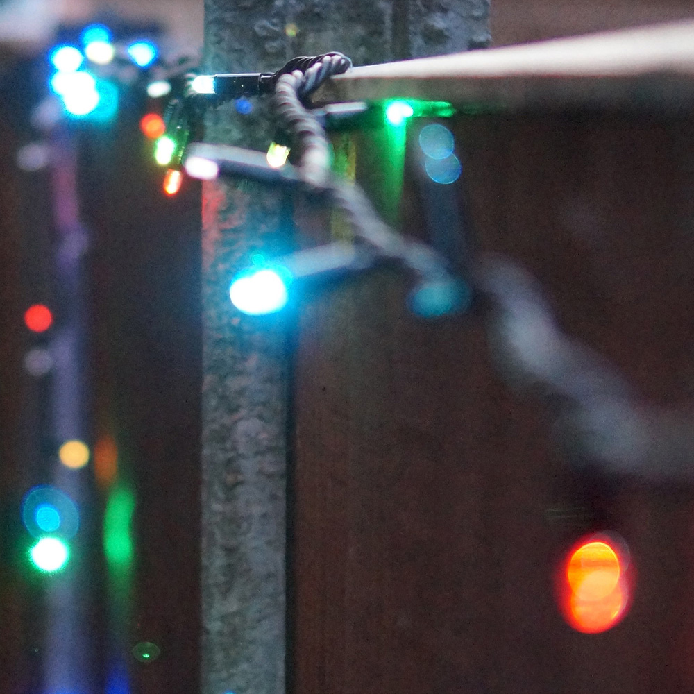 Eagle Connect Multicolour LED Black String Light 70m Image 4