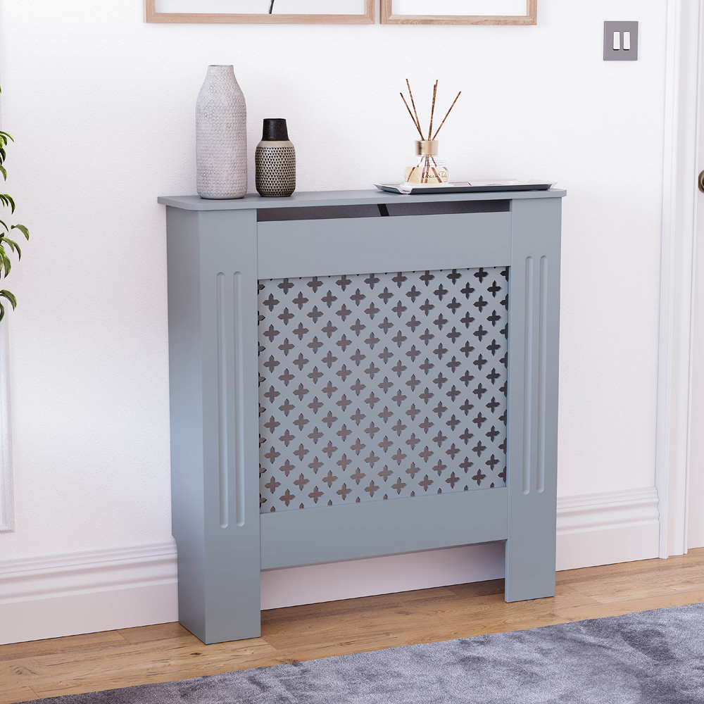 VIDA DESIGNS Oxford Grey Radiator Cover Small Image 2