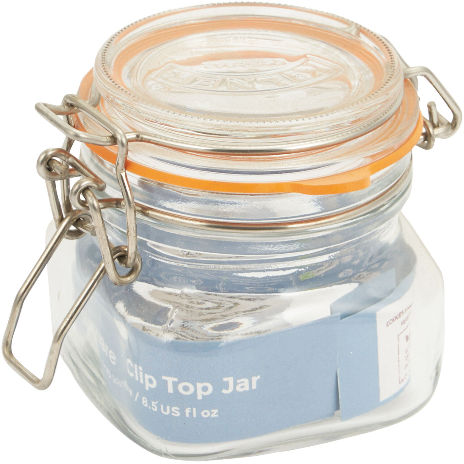 Kilner 250ml Round Glass Storage Jar with Clip Top Image 1