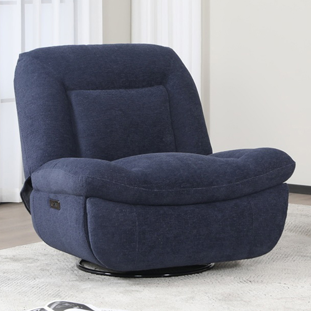 Brooklyn Ebba Indigo Recliner Chair Image 1