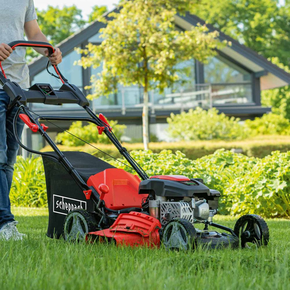 Scheppach MS150-46E Self-Propelled 46cm Petrol Lawn Mower with Electric Start Image 2