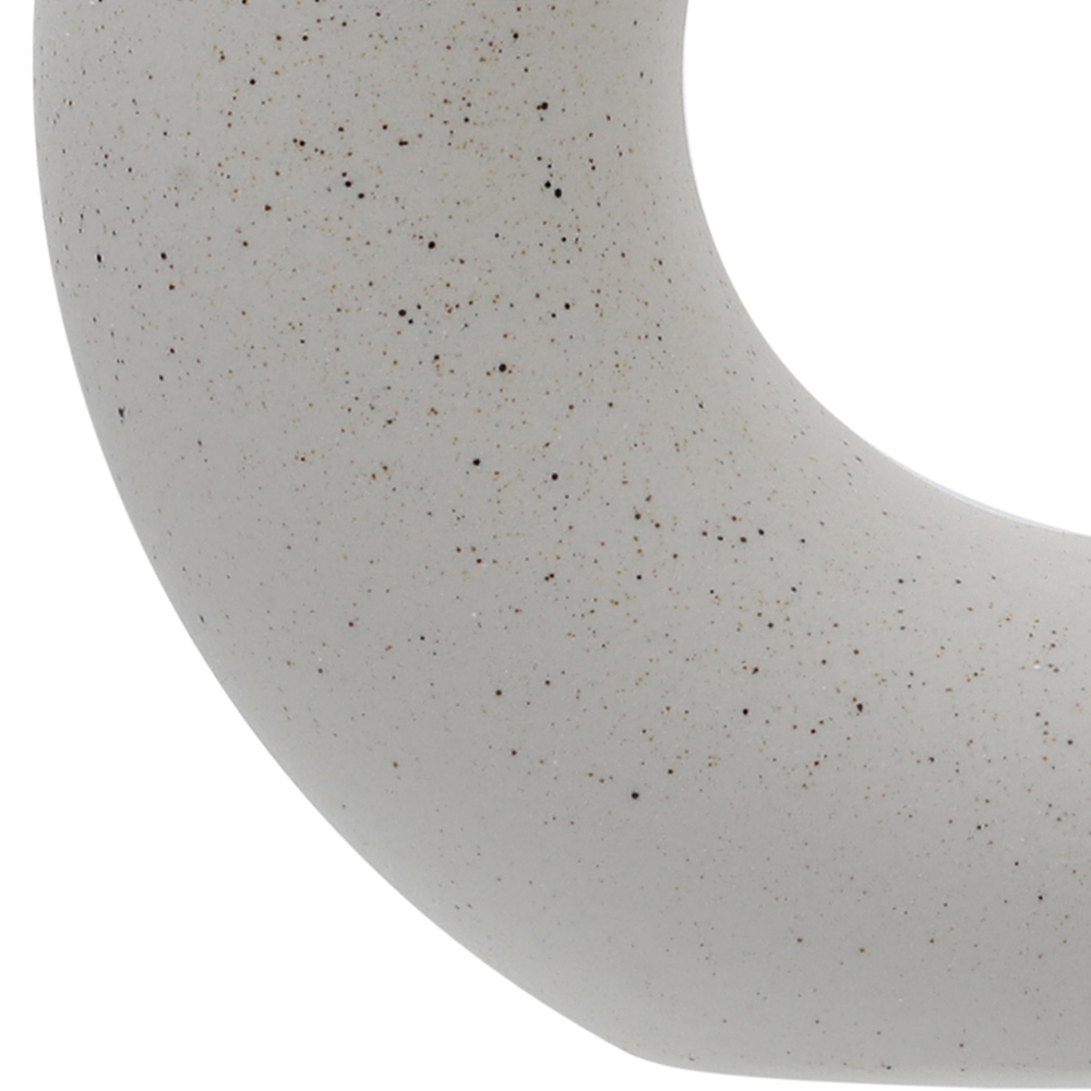 Living and Home White Nordic Style Ceramic Round Vase Image 5