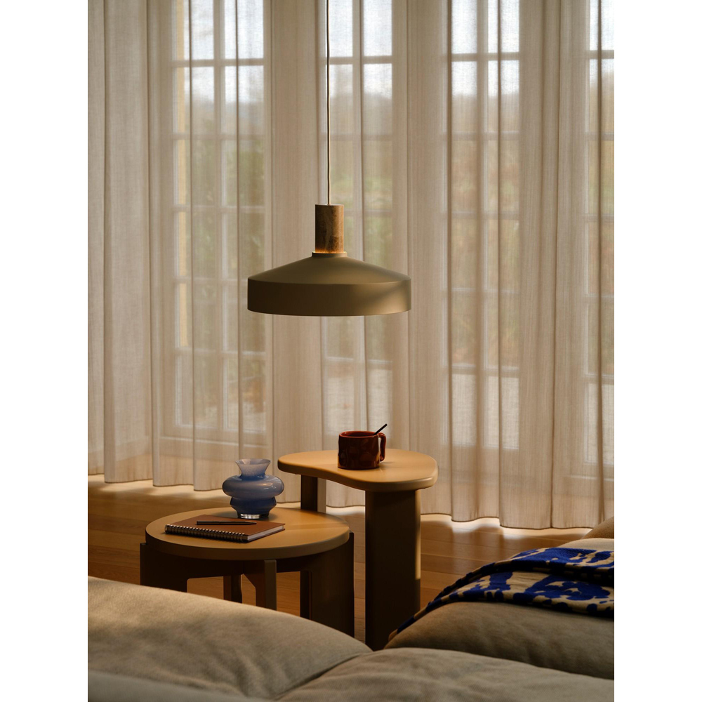 Nordlux Elvas Beige Marble Pendant Light Image 2
